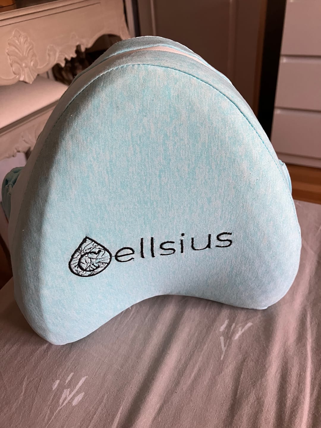 Customer photo review of Housse fraîche avec velcro en couleur - Coussin genoux Cellsius