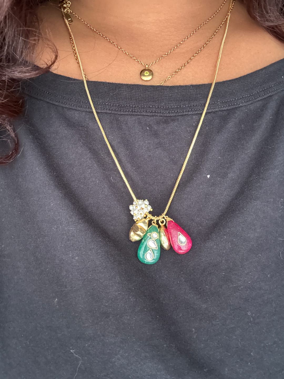Customer photo review of Koyal Neckpiece