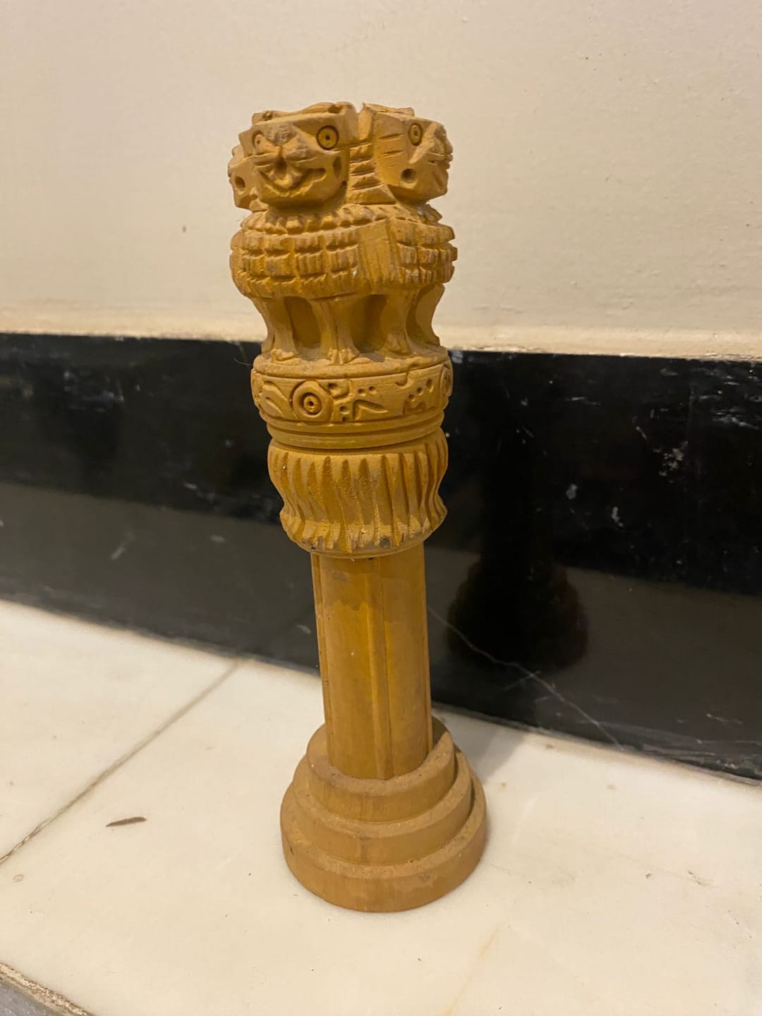 Customer photo review of Wooden Ashoka Pillar | Vastu Remedy for Government Connections, Authority & Career Support | 12 Inch | 400 g