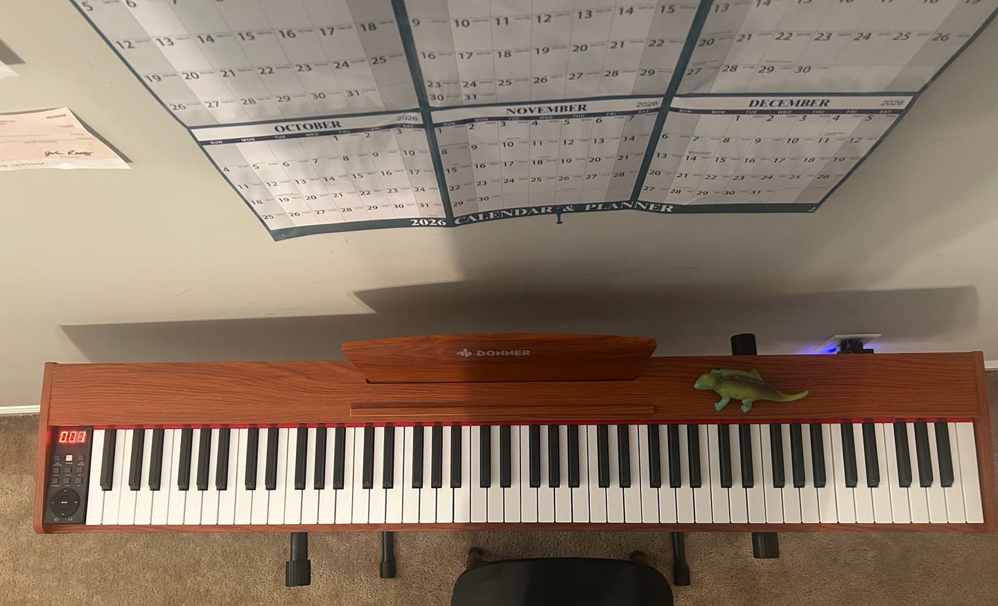 Customer photo review of Donner DEP-1S Beginner Digital Piano Kit