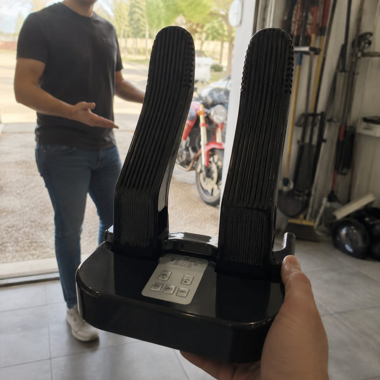 Customer photo review of Helmet Care Machine