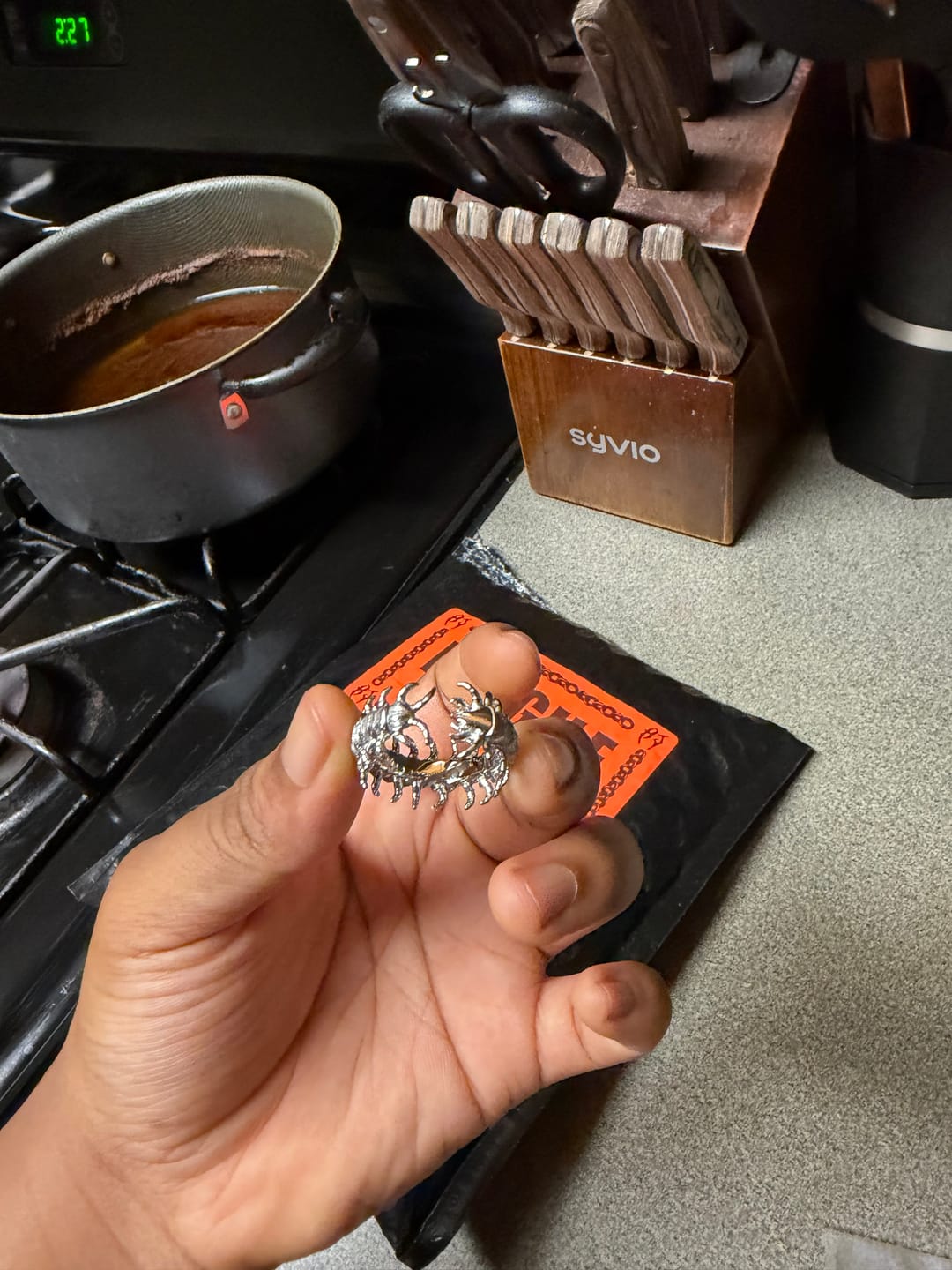 Customer photo review of CENTIPEDE RING