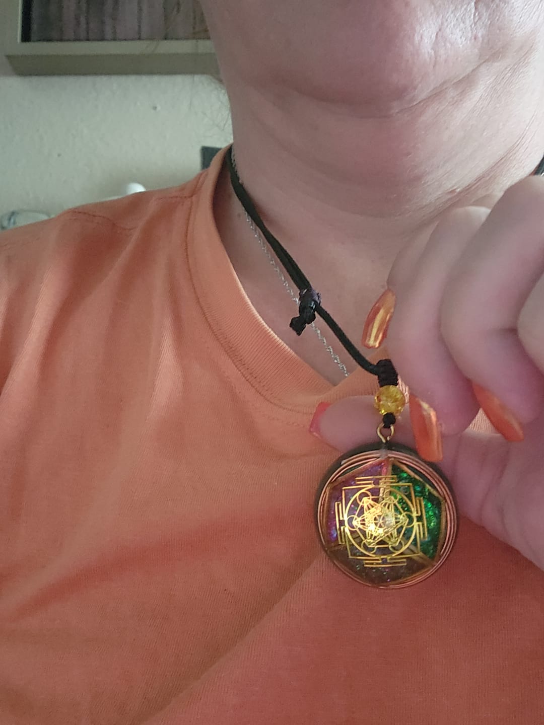 Customer photo review of Magnetic Energy Talisman