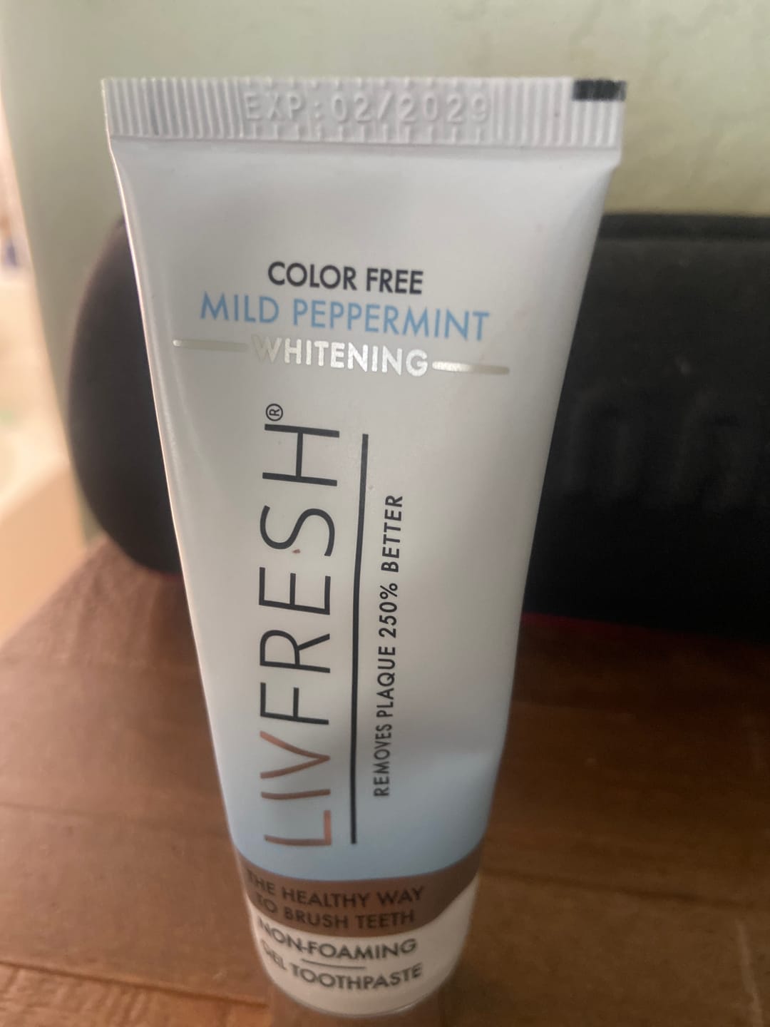Customer photo review of LIVFRESH Mild Peppermint - 1 Pack Bundle (Subscription)