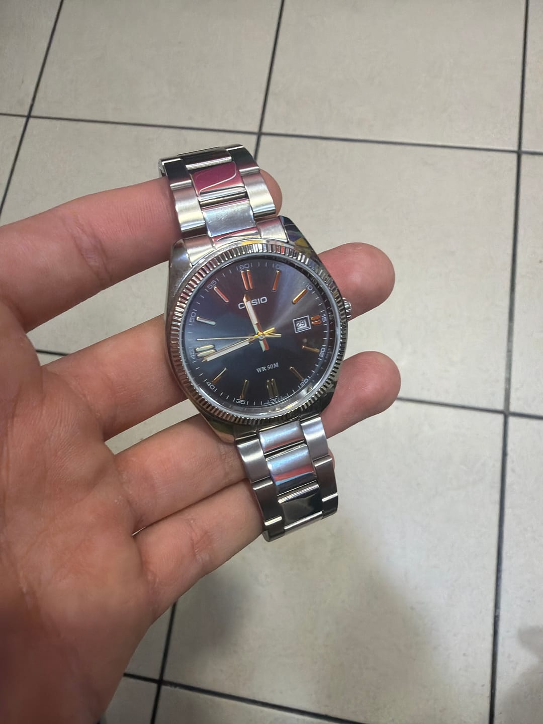Customer photo review of Reloj Casio Análogo MTP-1302D-1A2V Negro 38,5mm