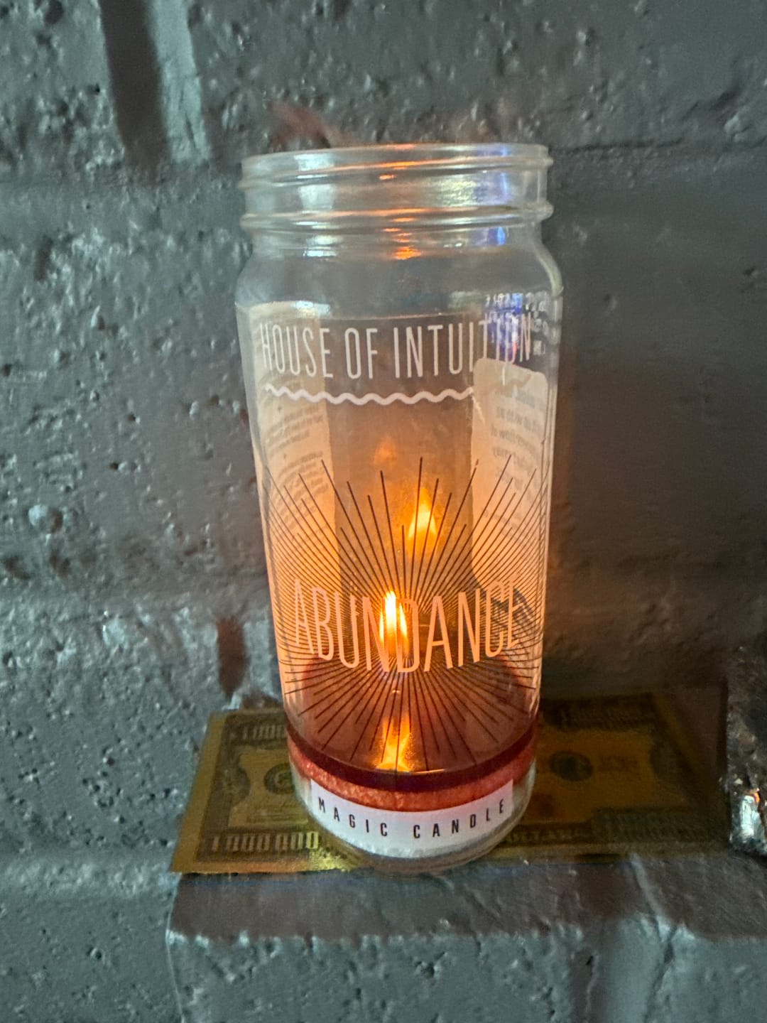 Customer photo review of Abundance Magic Candle