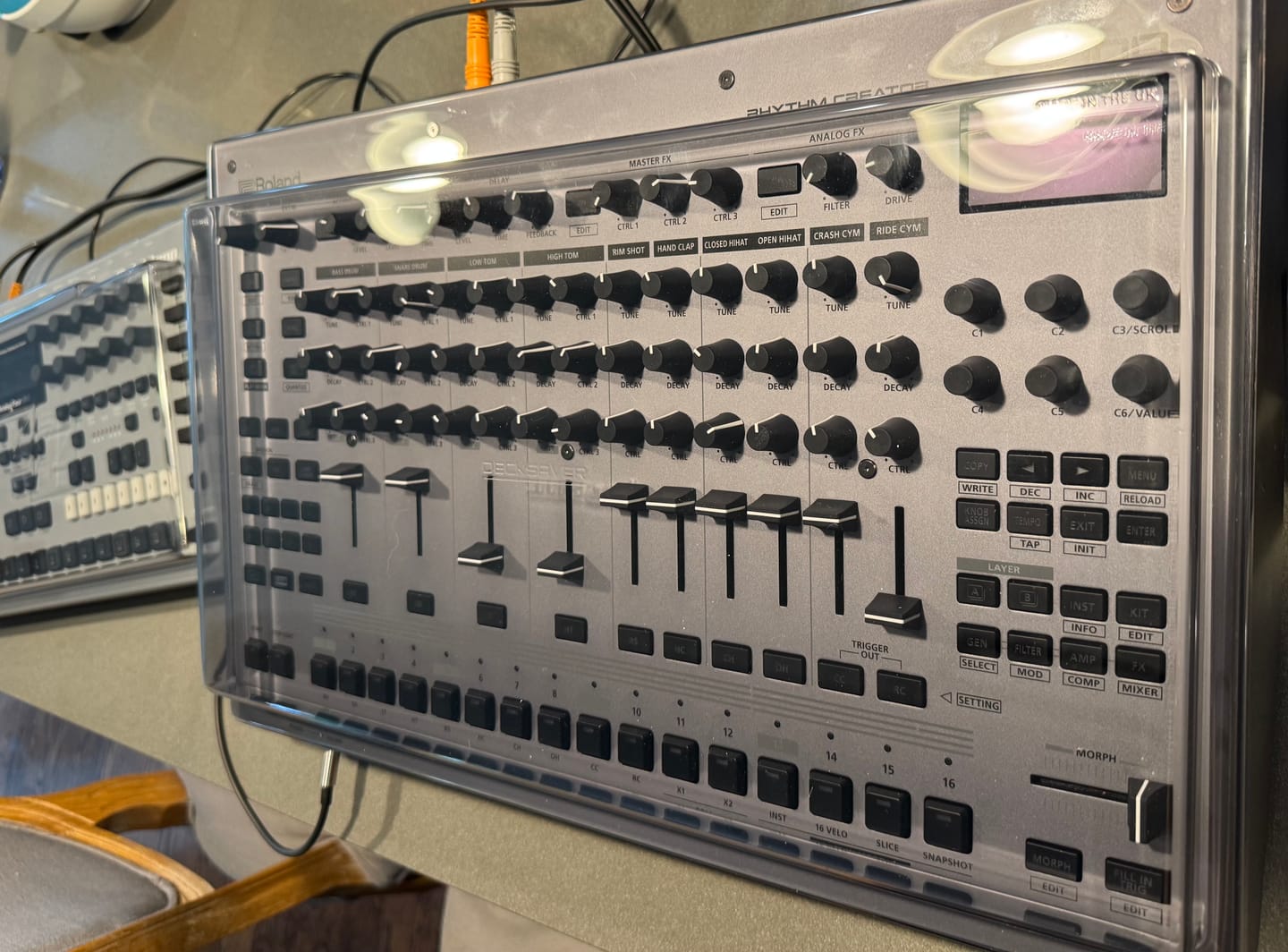 Customer photo review of Decksaver PC-TR1000 Protective Cover for Roland TR-1000