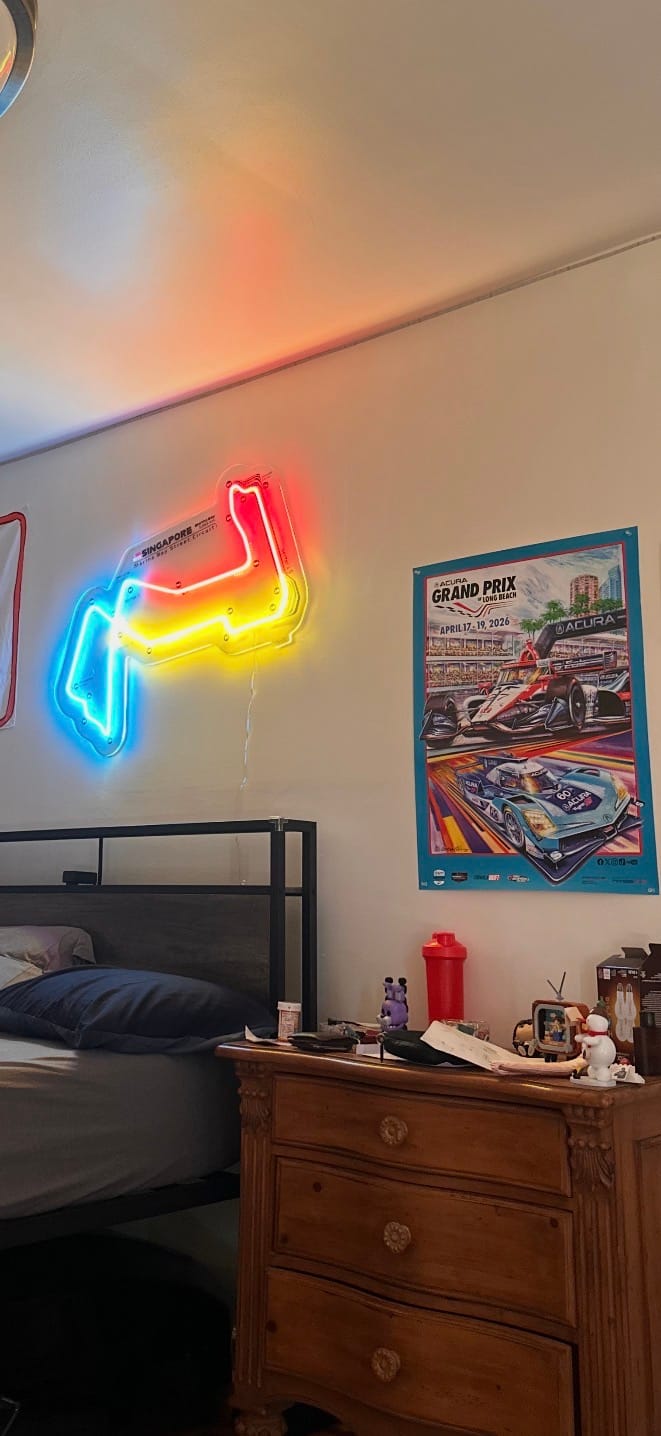 Customer photo review of Marina Bay Street Circuit Neon Race Track