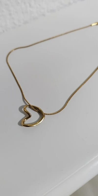 Customer photo review of Heart Necklace for Girls