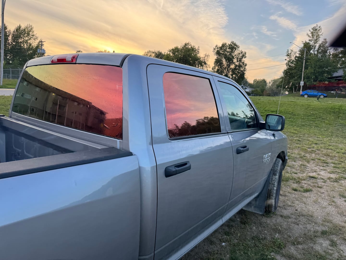 Customer photo review of RockRose Citrus Shift Chameleon Tint– Color Shifting Window Tint