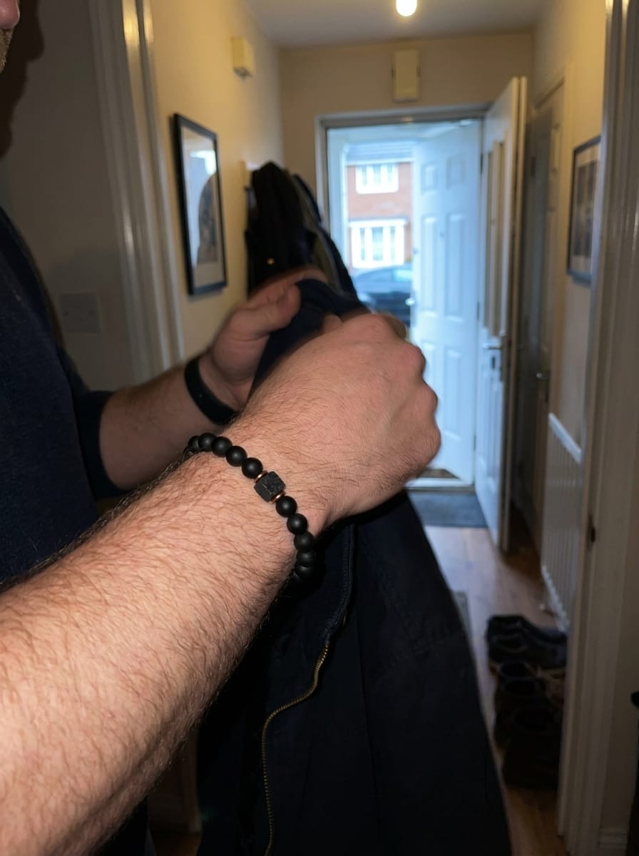 Customer photo review of Volcanic Stone Bracelet