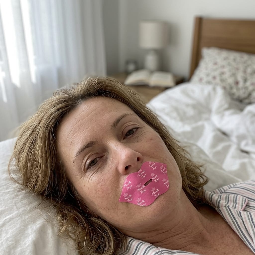 Customer photo review of Beauty Sleep Mouth Tape