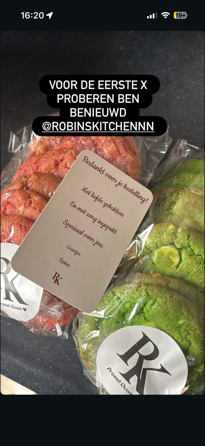 Customer photo review of Dawet Cookies
