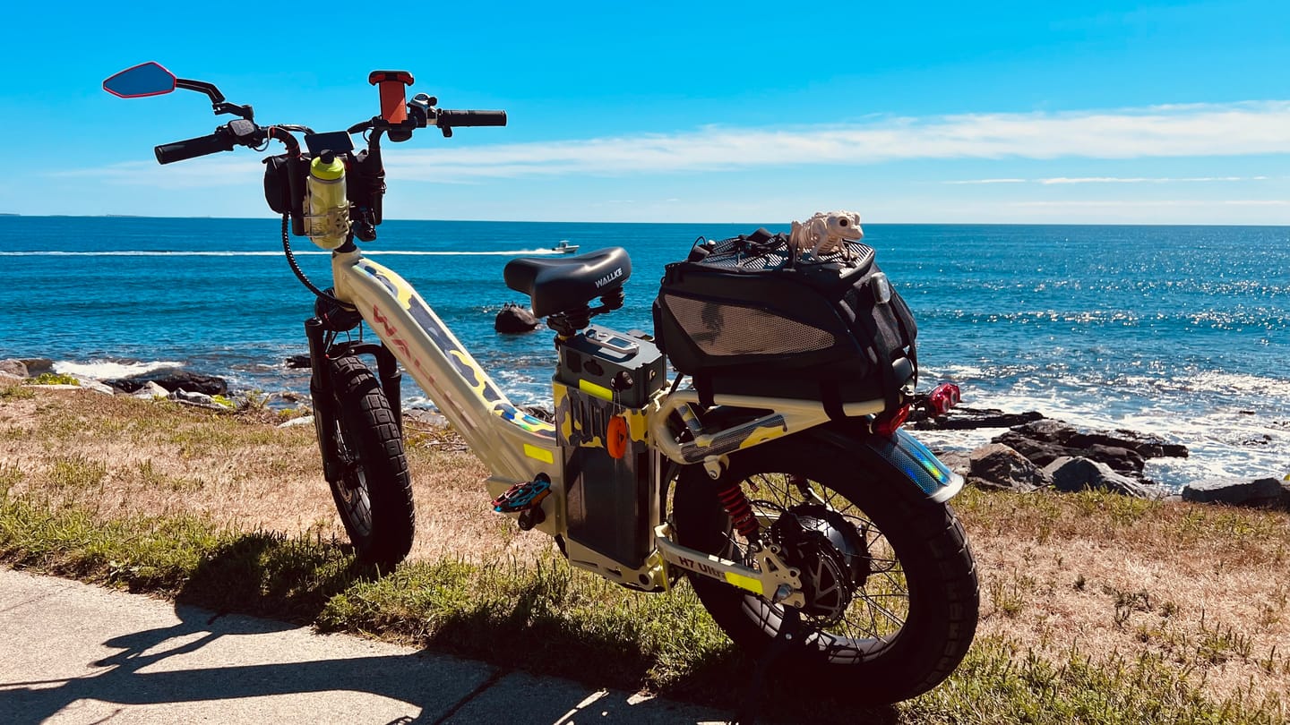 Customer photo review of 2026 WALLKE H7 Ultra Step-Thru | 4000W Off-Grid Power Station E-Bike with Torque Sensor, 37mph Speed