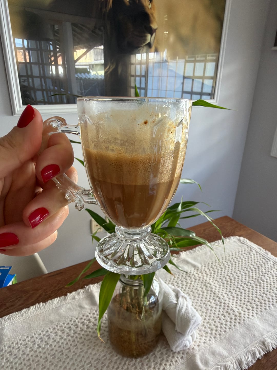Customer photo review of Supercafé Cinnamon Roll