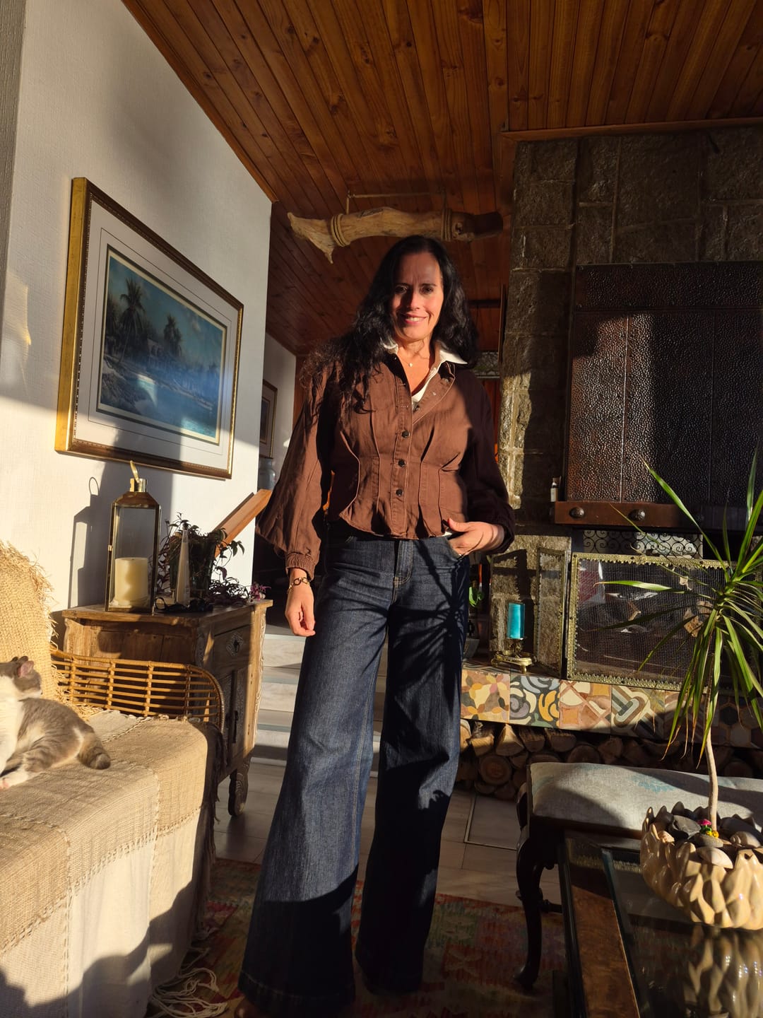 Customer photo review of CHAQUETA MARTINA café