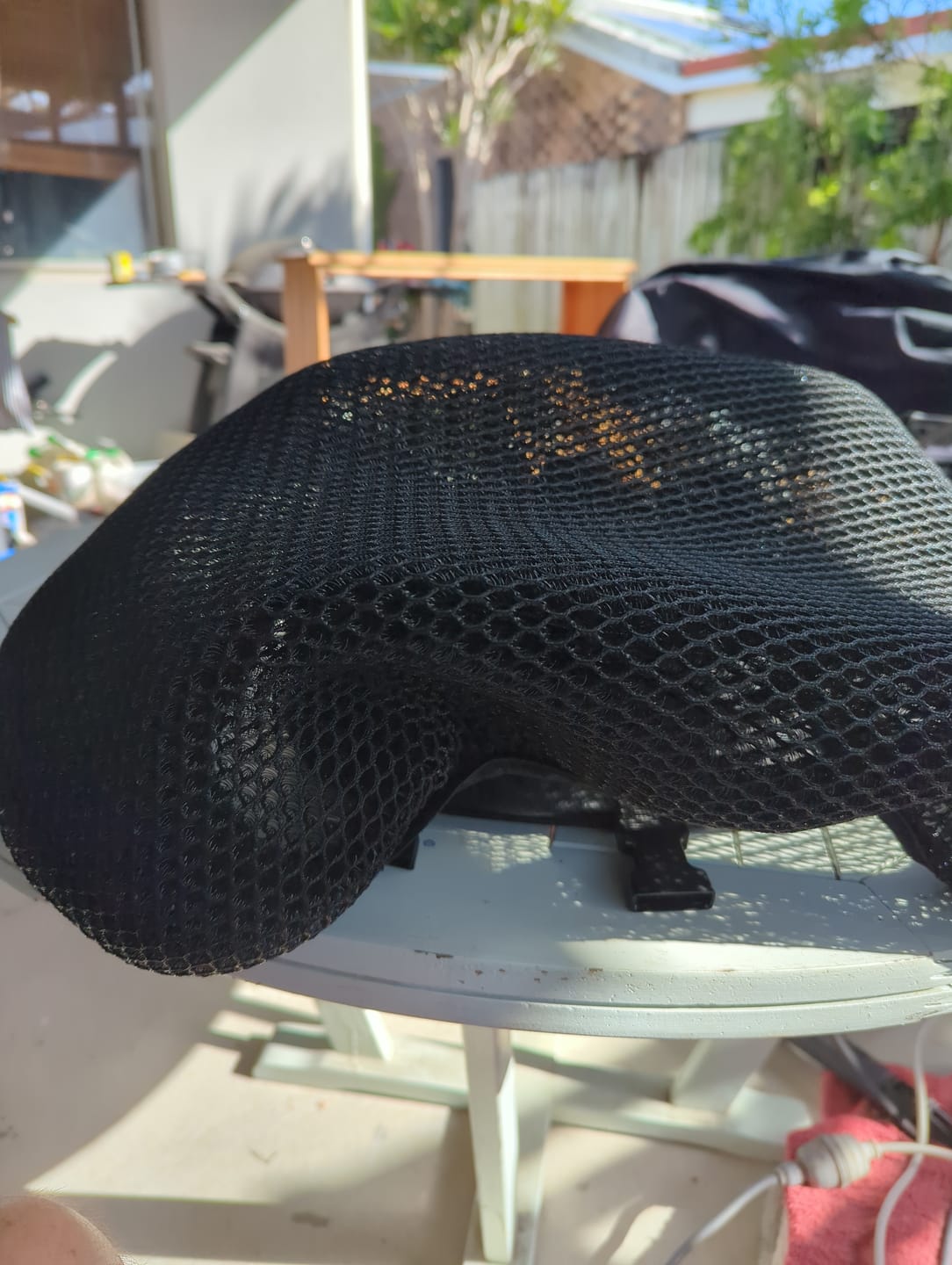 Customer photo review of Wind Rider Seat Cover