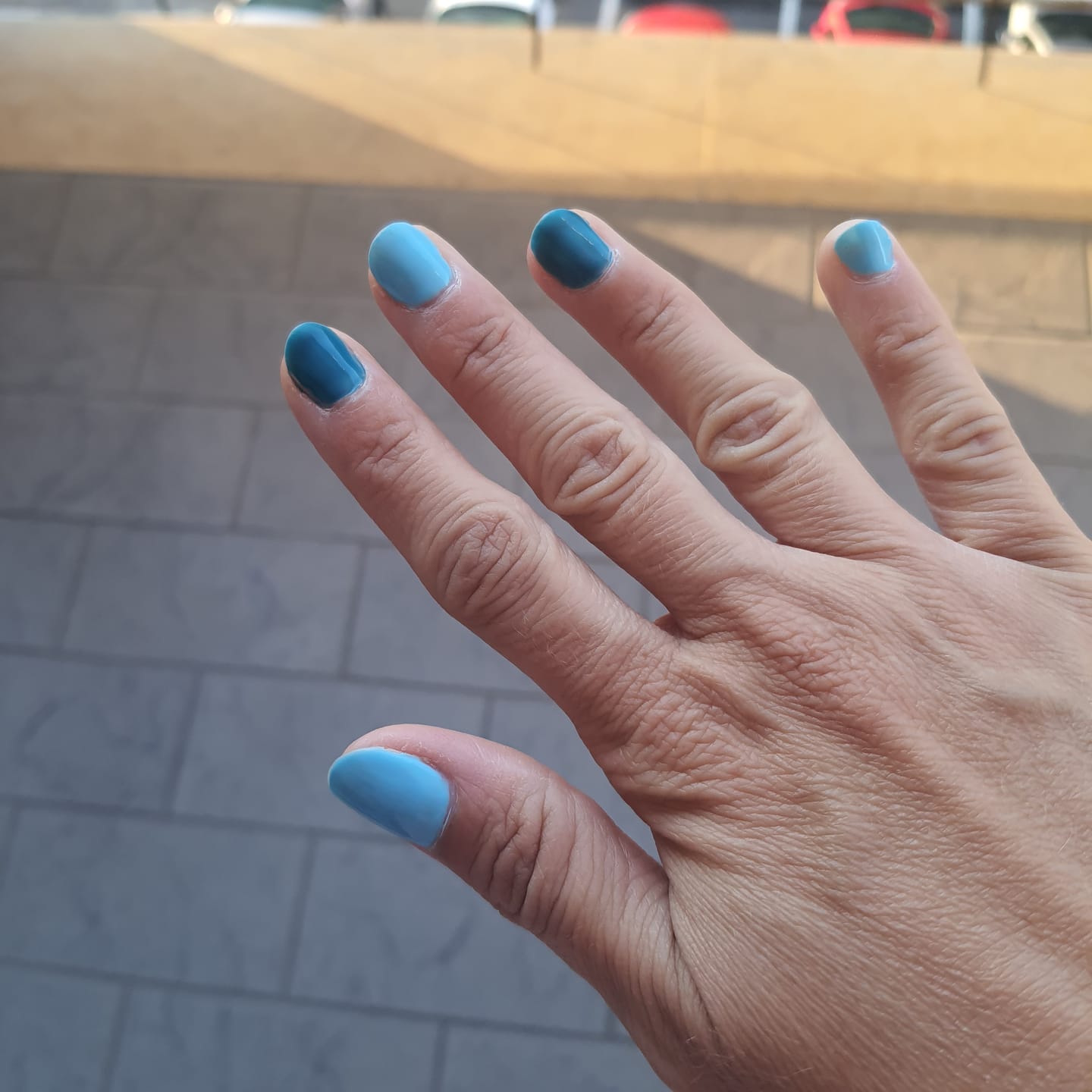 Customer photo review of Smalto Semipermanente LCI - Azzurro Sky