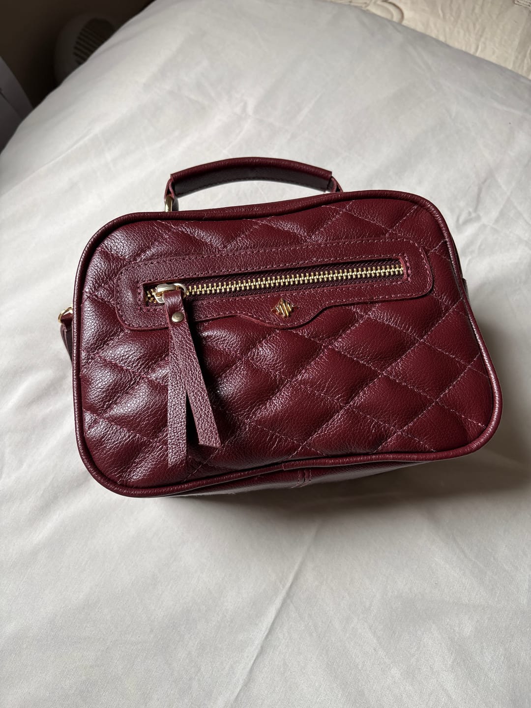 Customer photo review of Bolsa Sara P - Vermelho Cereja