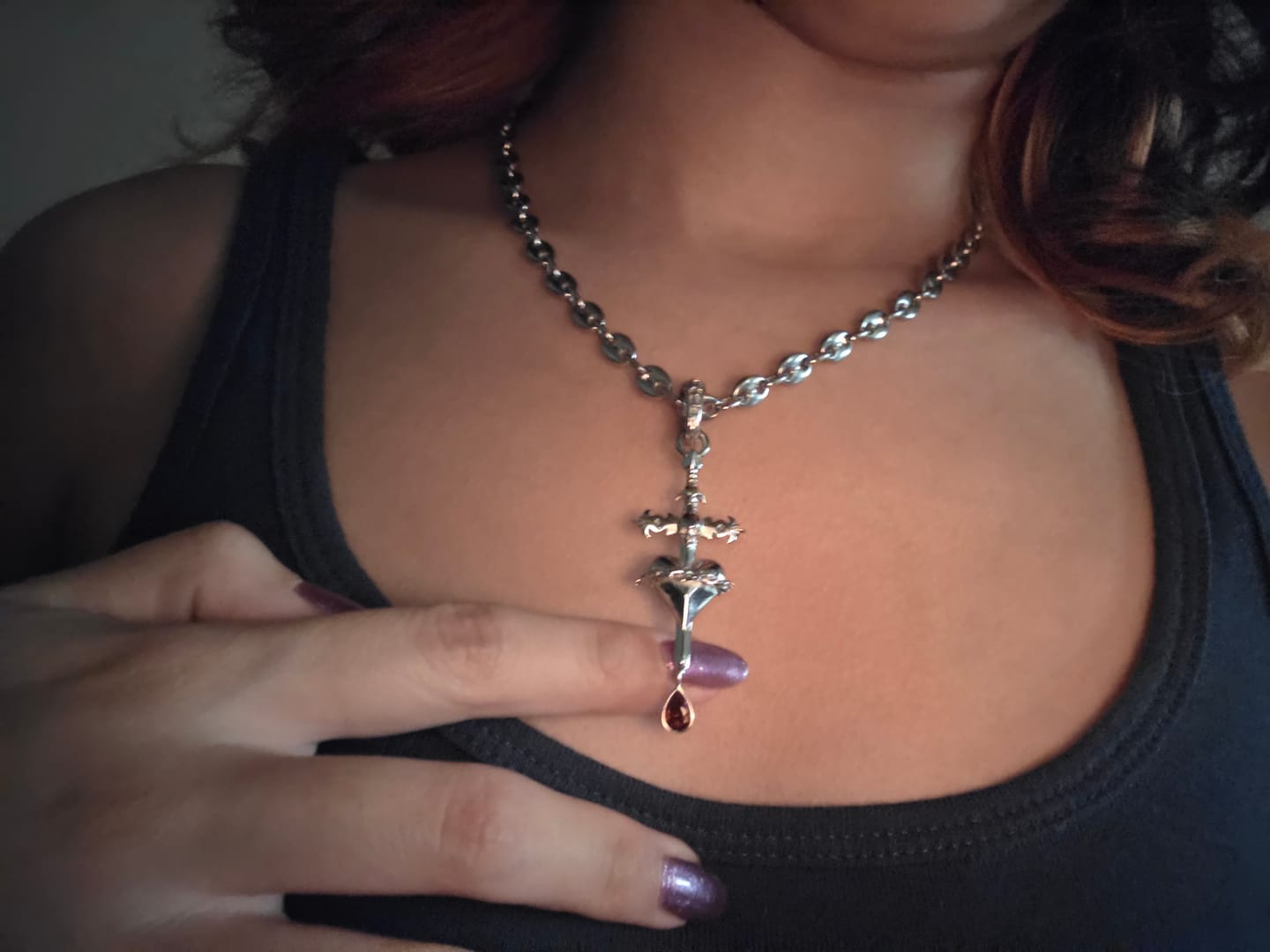 Customer photo review of SACRIFICE PENDANT