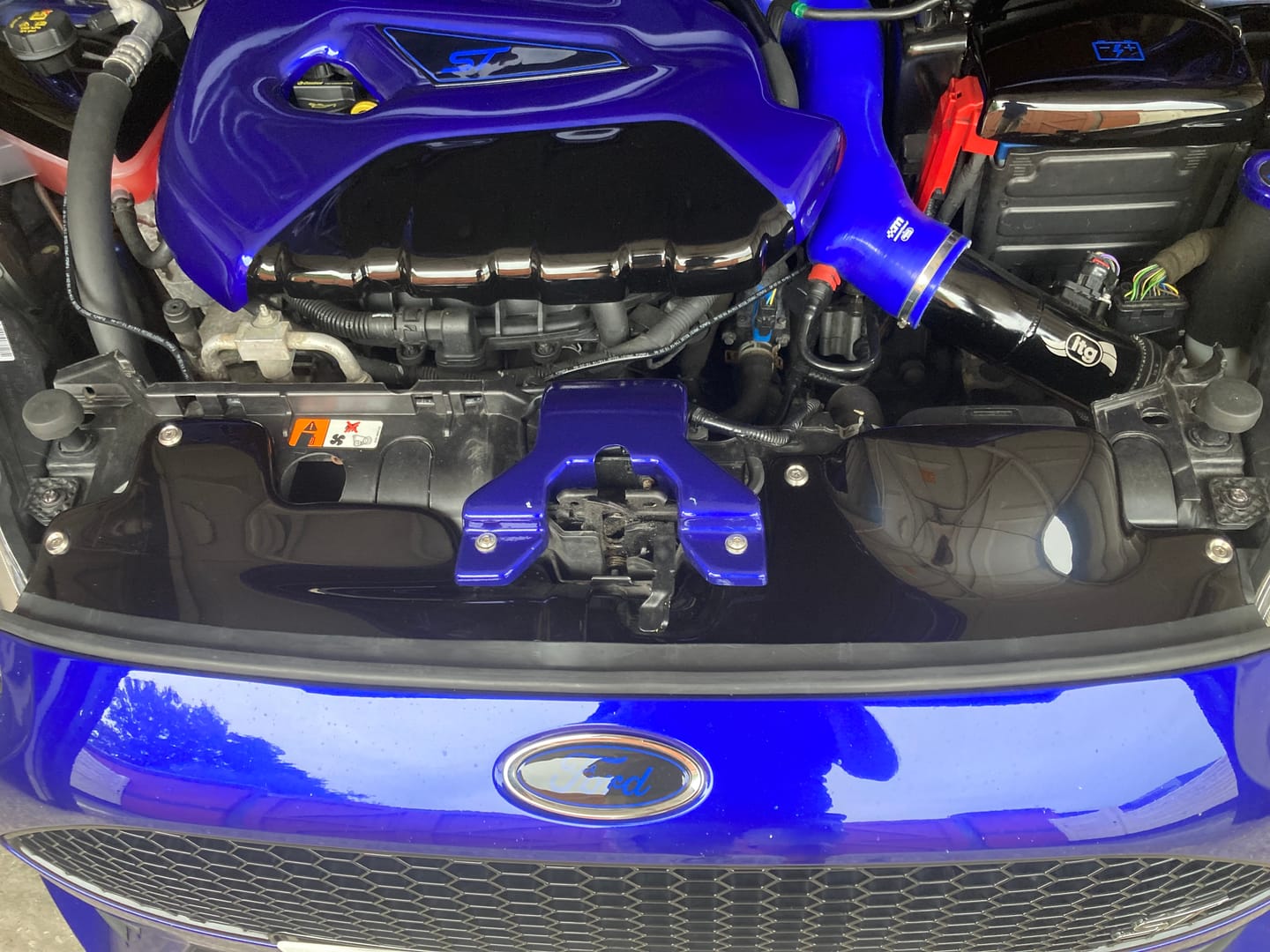 Customer photo review of Proform Engine Bay Slam Panel Covers - MK7.5 Fiesta (Plastic Finishes)