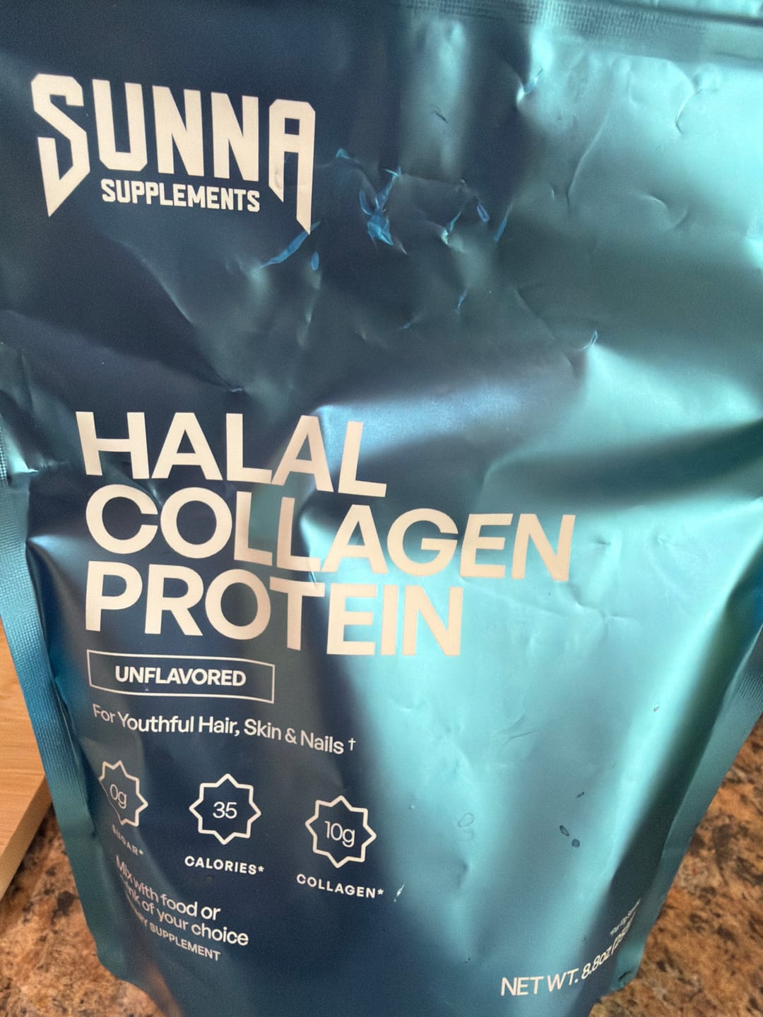 Customer photo review of Halal Collagen Protein