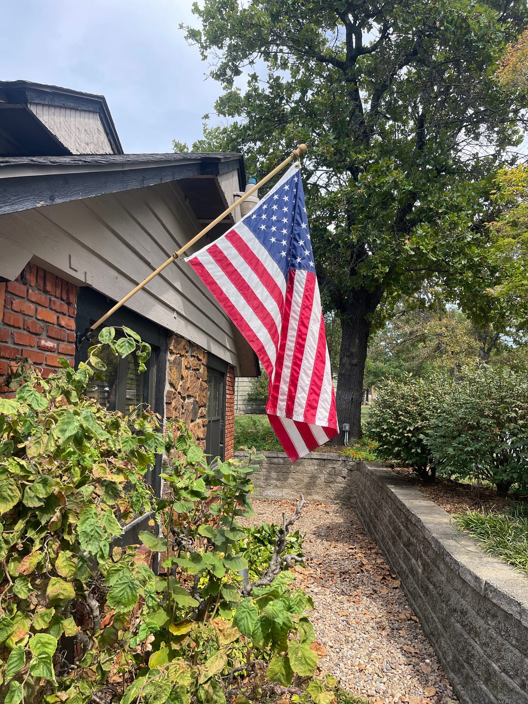 Customer photo review of 3' x 5' American Flag Set