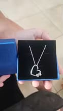 Customer photo review of Heart Name Necklace