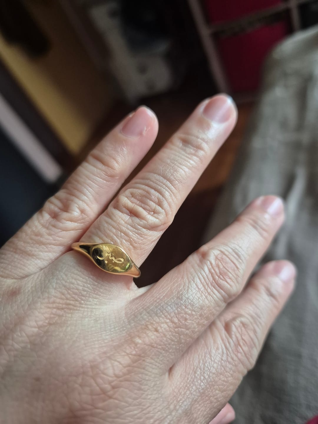 Customer photo review of Patience Ring