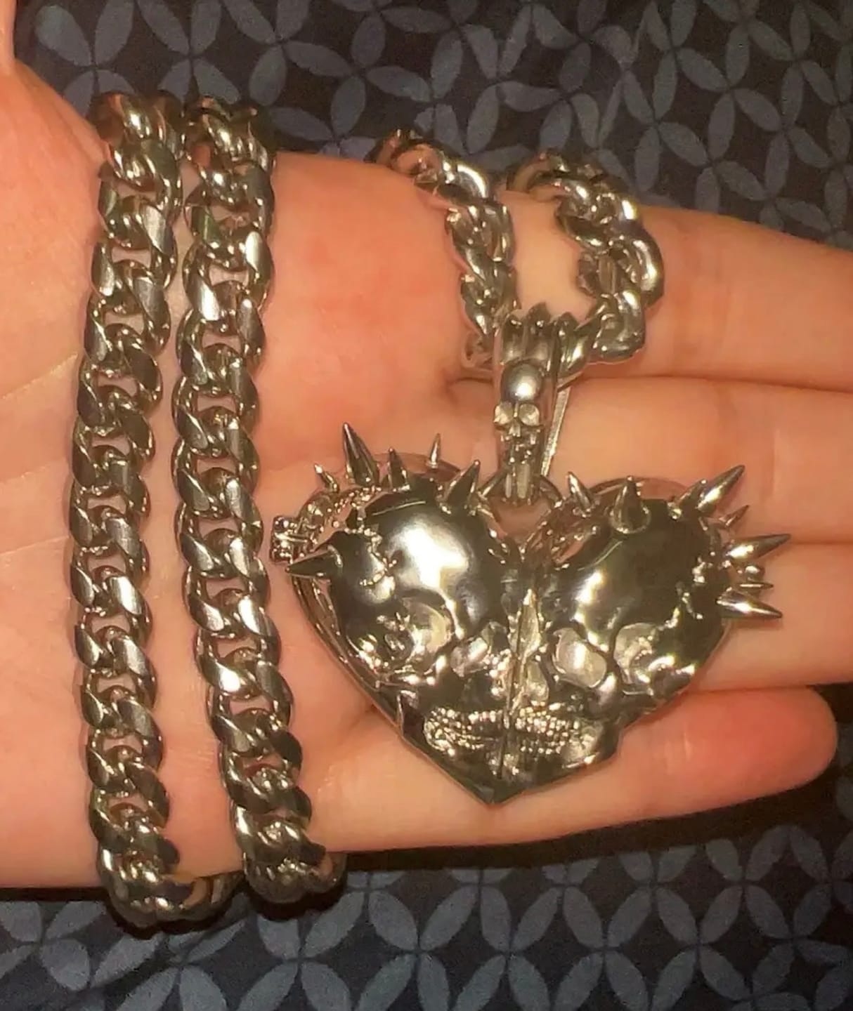 Customer photo review of 'TIL DEATH DO US PART' LOCKET PENDANT