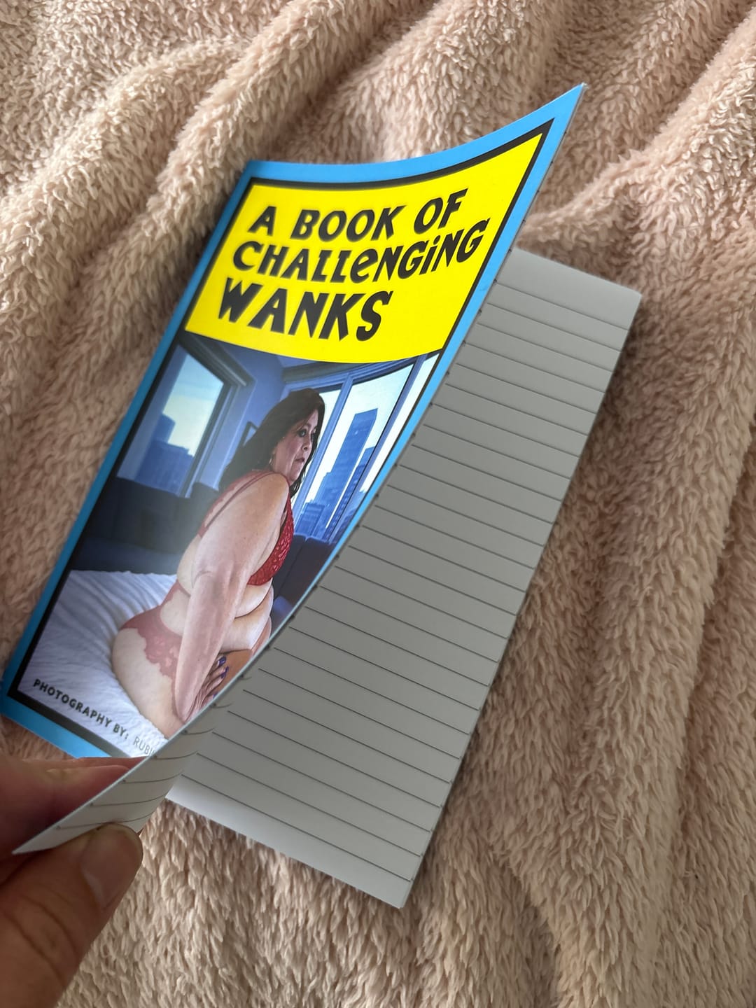 Customer photo review of Challenging Wanks ✊💦 - Prank Notebook