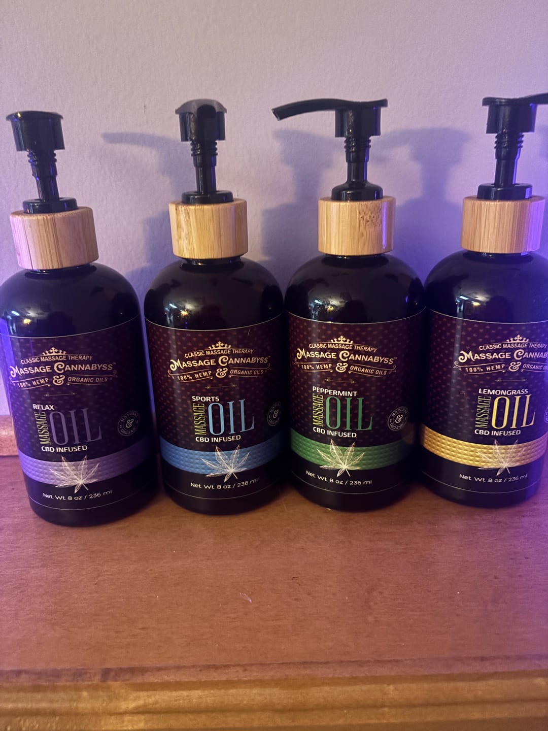 Customer photo review of Lemongrass - Wholesale Hemp Massage Oil