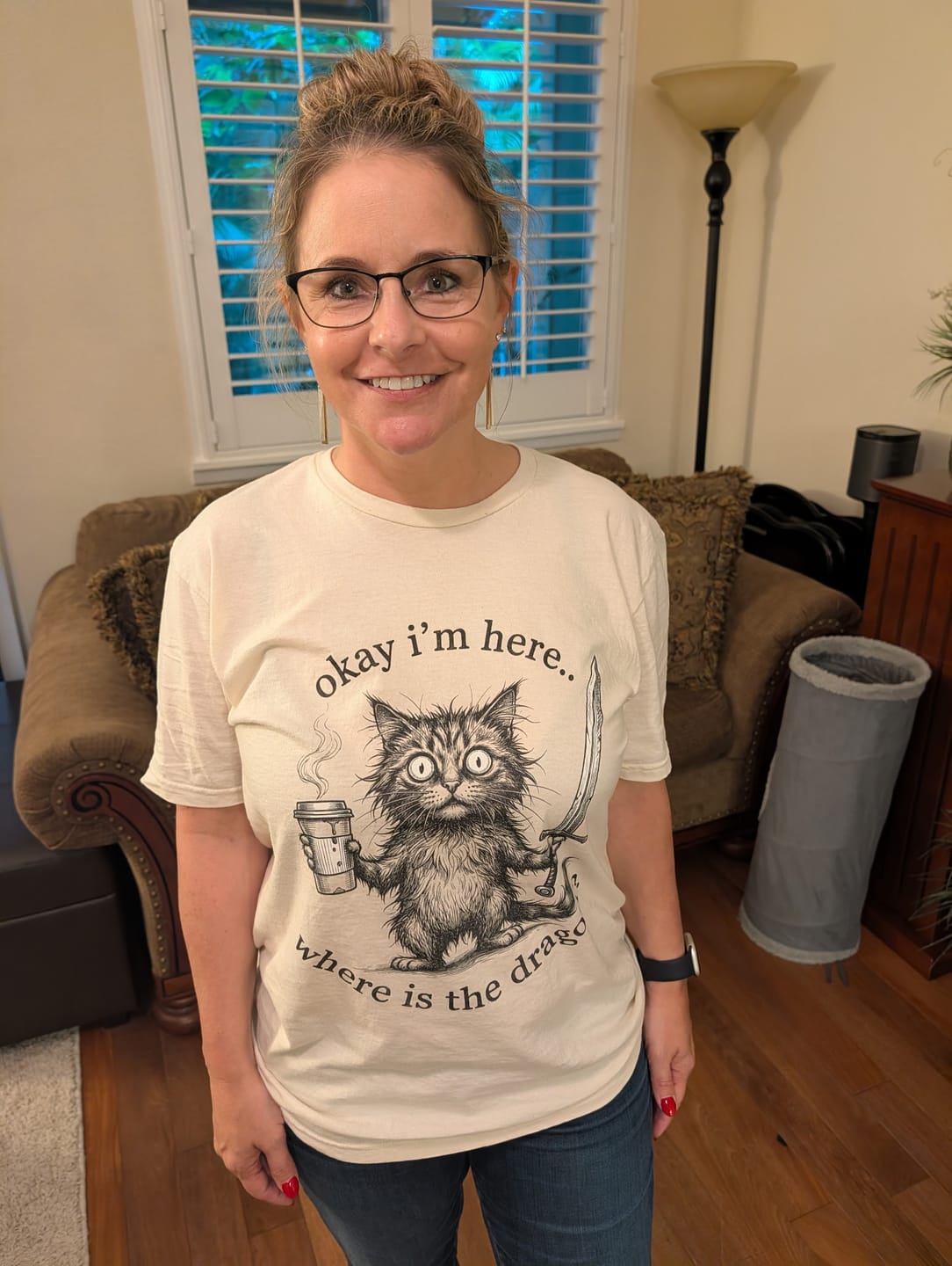 Customer photo review of Where the Dragon T-Shirt