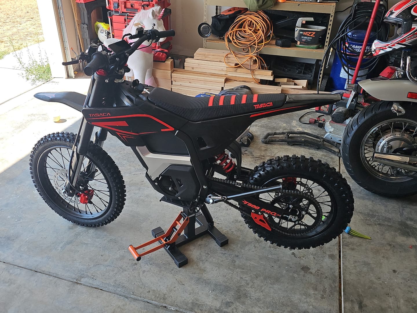 Customer photo review of T500 PRO High-Performance Off-Road Electric Dirt Bike