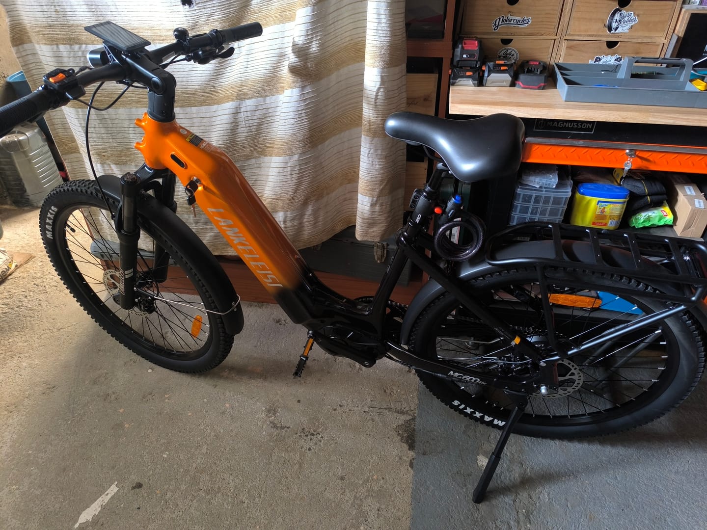 Customer photo review of Lankeleisi MG600 Lite 250W 27.5" Electric Trekking Bike 720Wh SUV E-bike with Switchable Sensor 36V 20Ah Battery