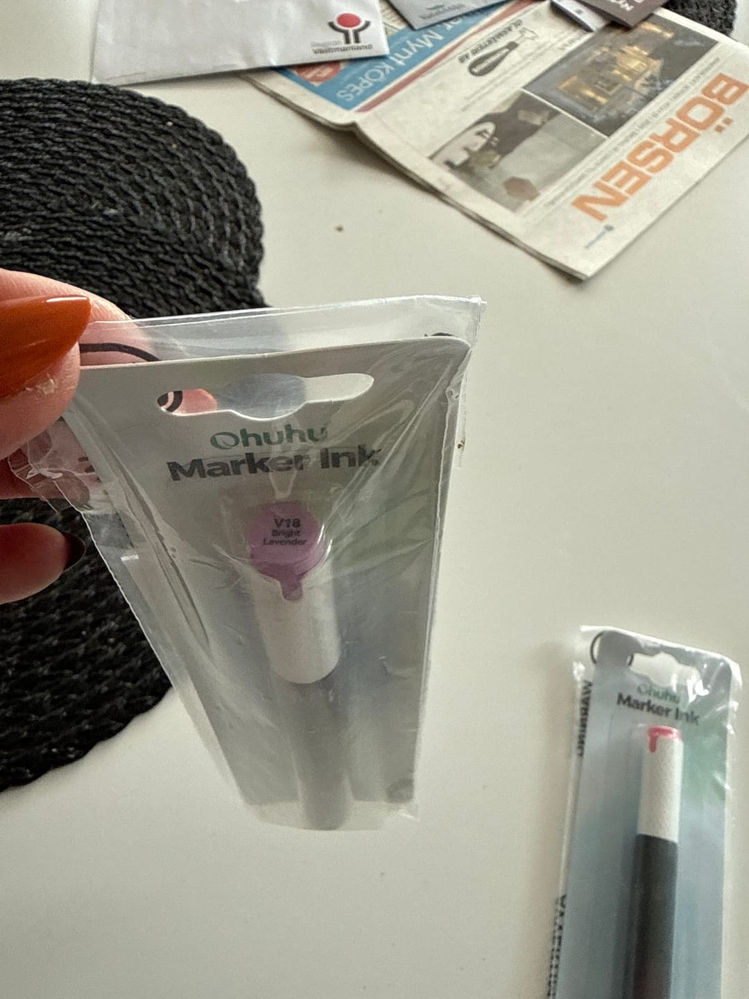 Customer photo review of Ohuhu Marker Ink V18 / V284 / P3 Refill for Alcohol marker