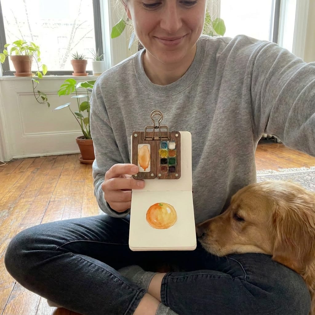 Customer photo review of the watercolor kit
