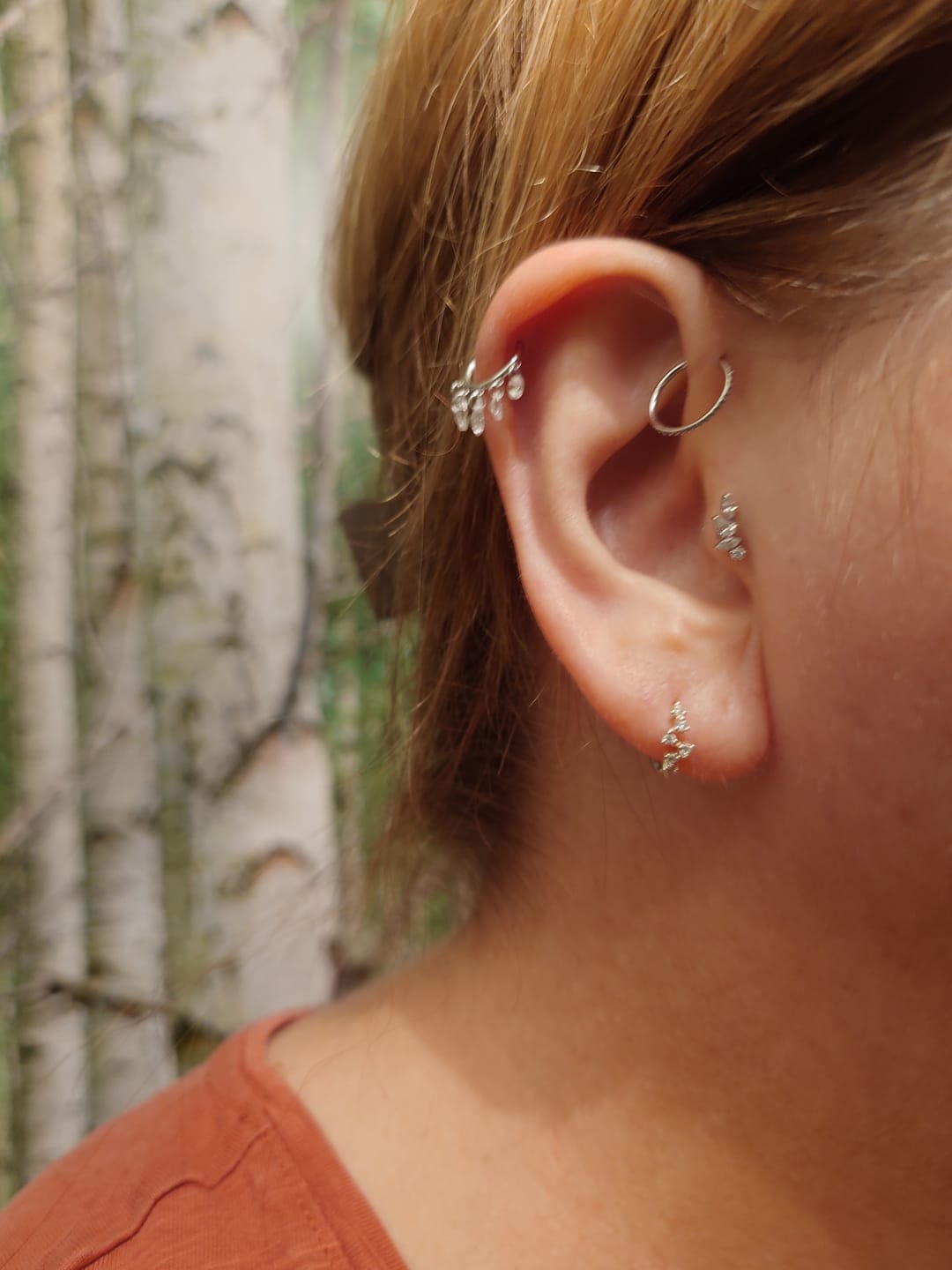 Customer photo review of DEIA Cartilage Hoop