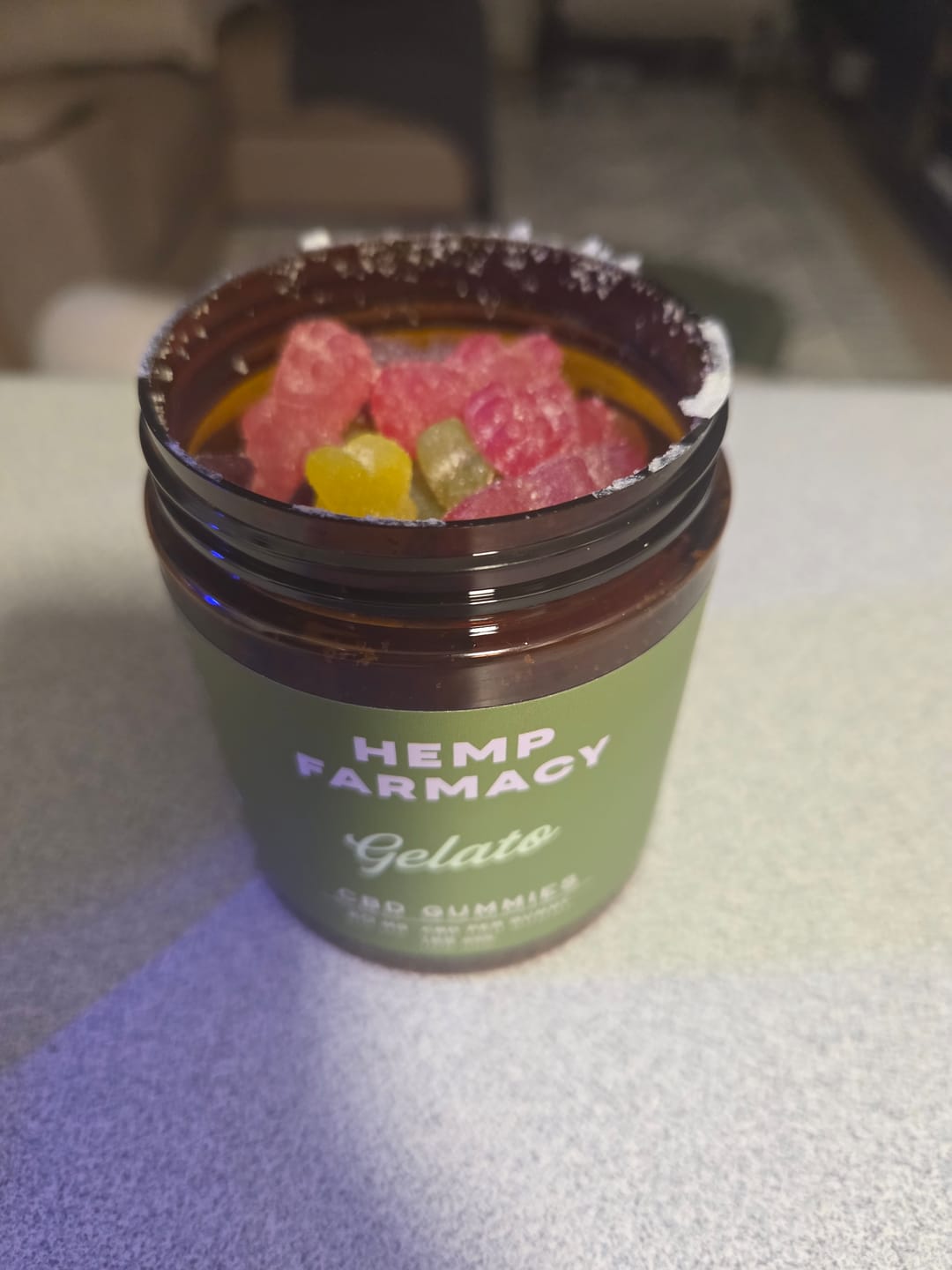 Customer photo review of Gelato Night-Time Gummies