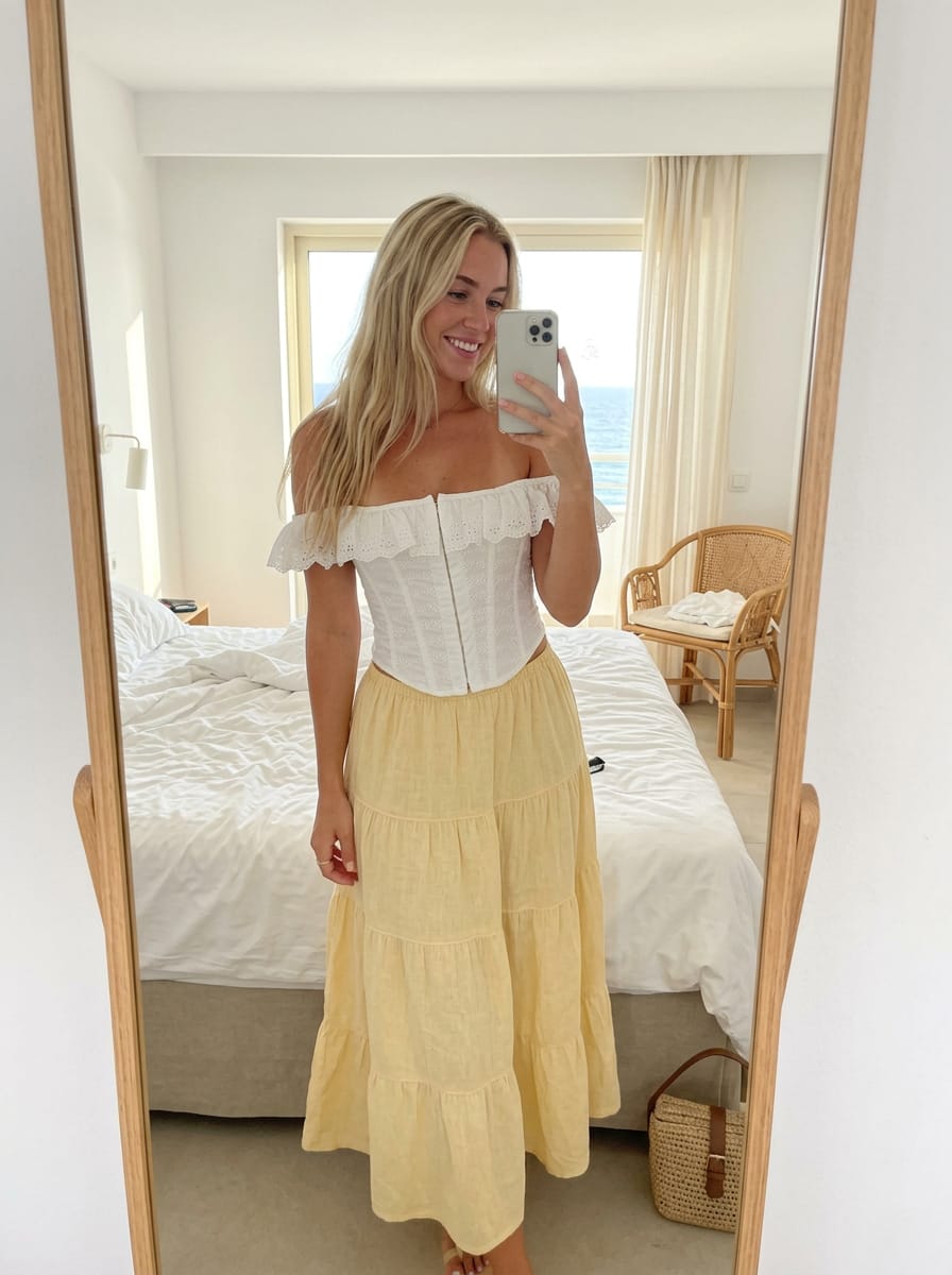Customer photo review of Birdie Top