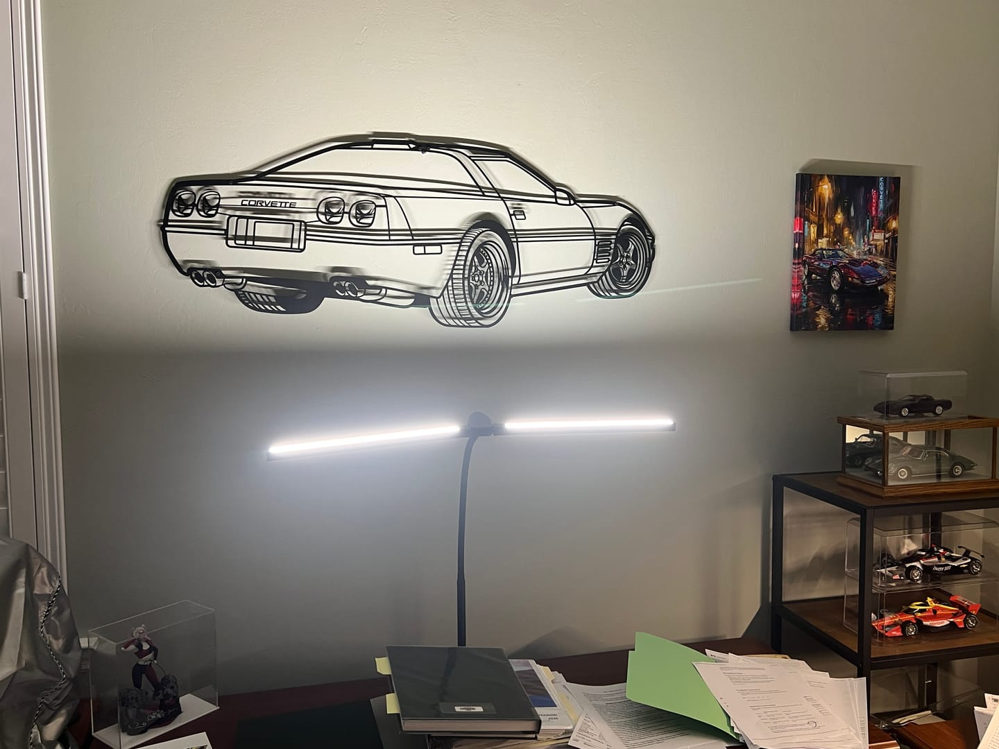 Customer photo review of 1994 Corvette ZR-1 Perspective Metal Car Wall Art - MT1307