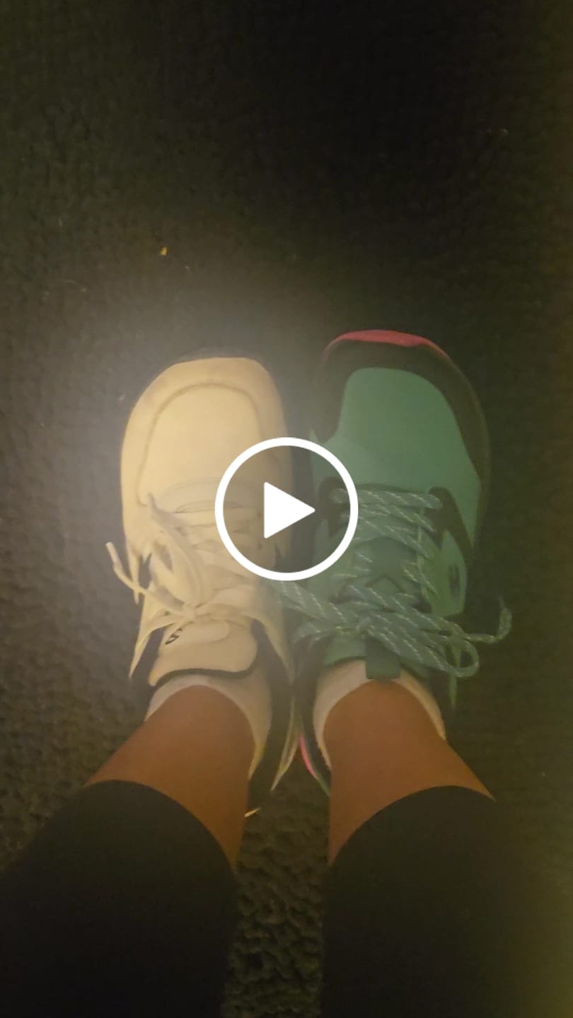 Customer video review of Aurora - Wide Toe Sneakers