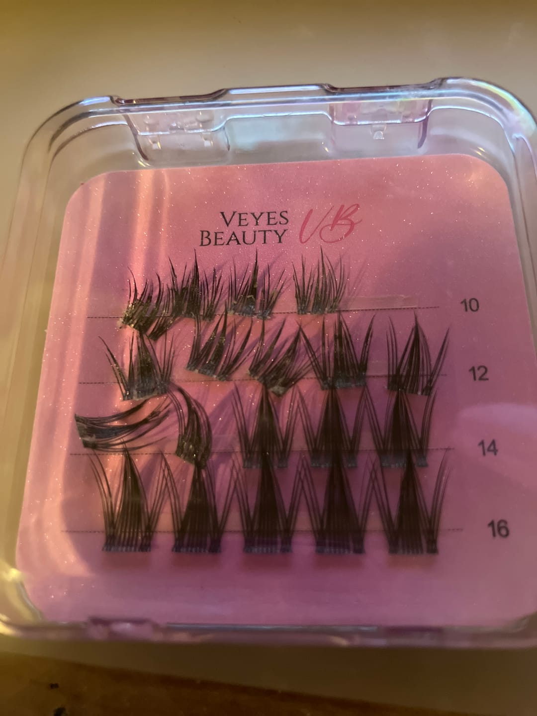 Customer photo review of Lash Bond & Seal - White 10ml