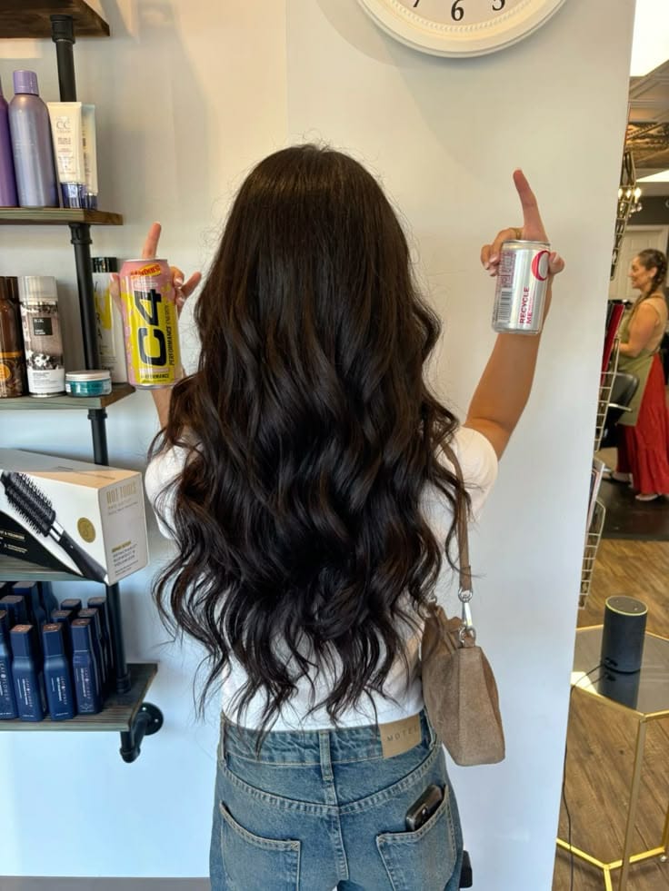 Customer photo review of [Virgin Hair] Human Hair Topper Large Base For Women Black #1B