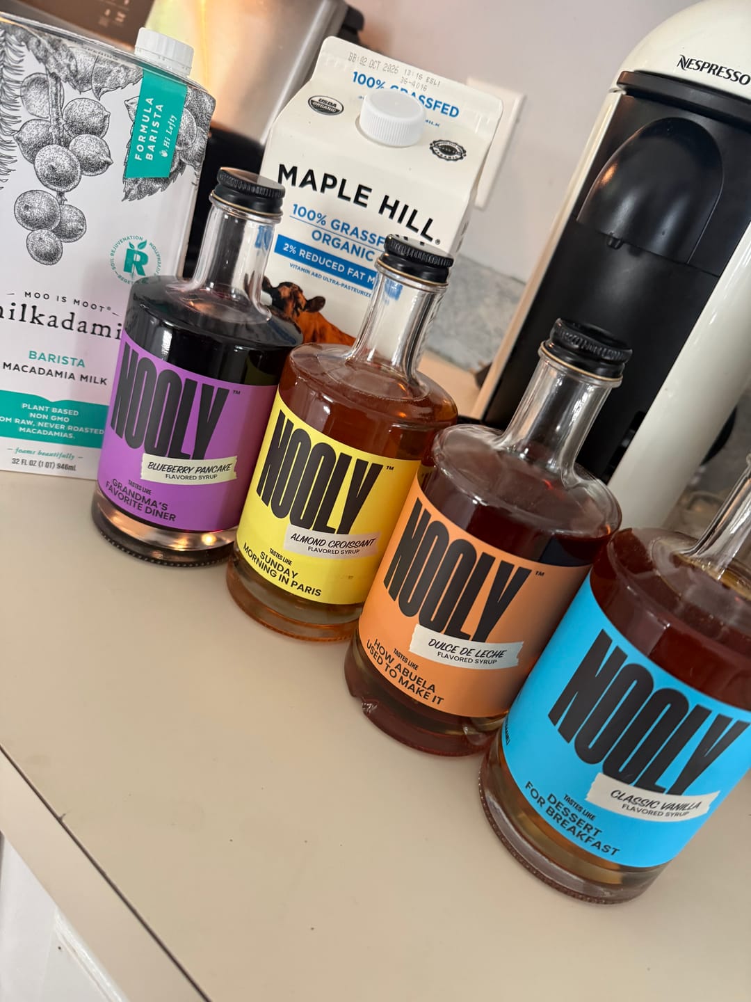 Customer photo review of Vanilla Coffee Syrup