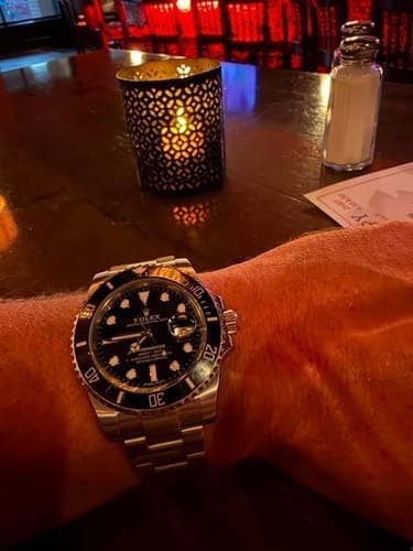 Customer photo review of Submariner Date 126610LN Watch 41mm Black Dial