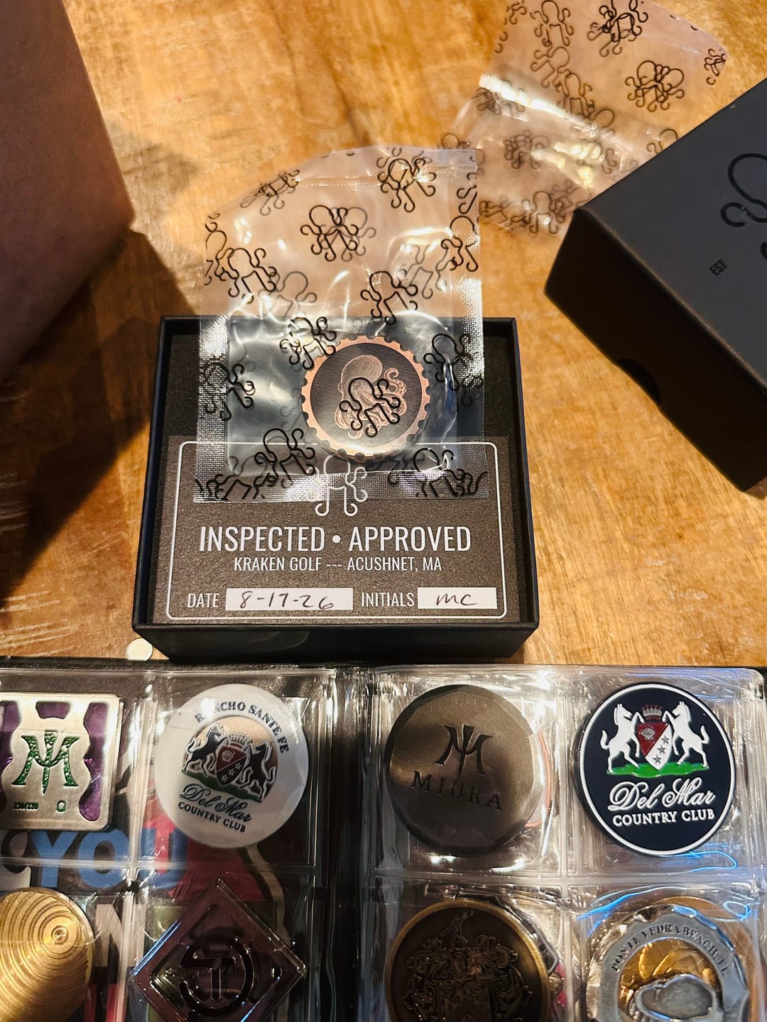 Customer photo review of The Octopus Coin — Copper