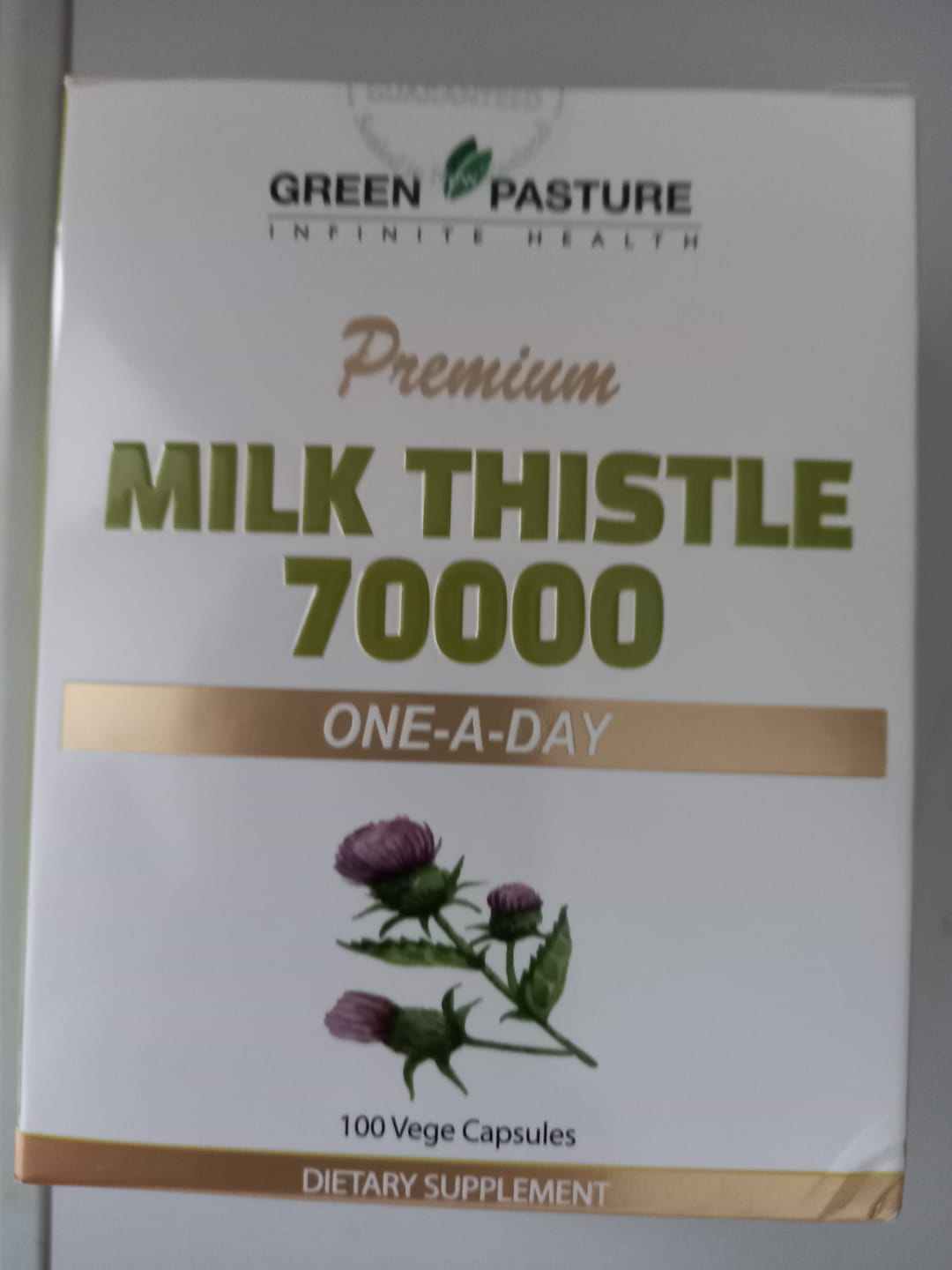 Customer photo review of Green Pasture Milk Thistle 70000mg (100c) | BUY 1 GET 1 FREE, Short-Dated Deal