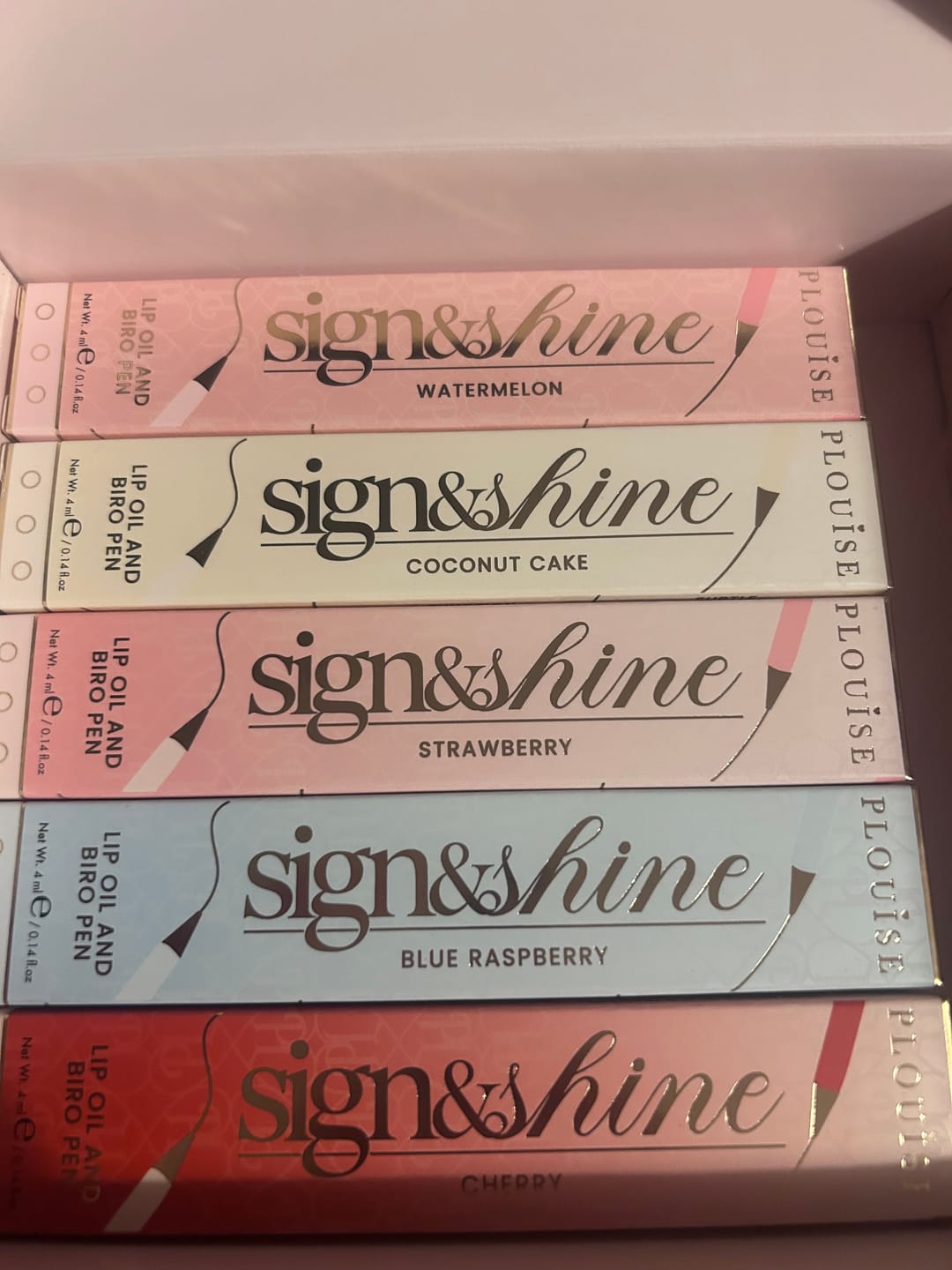 Customer photo review of Back to Business Sign And Shine Lip Oil Pen - PRE-ORDER