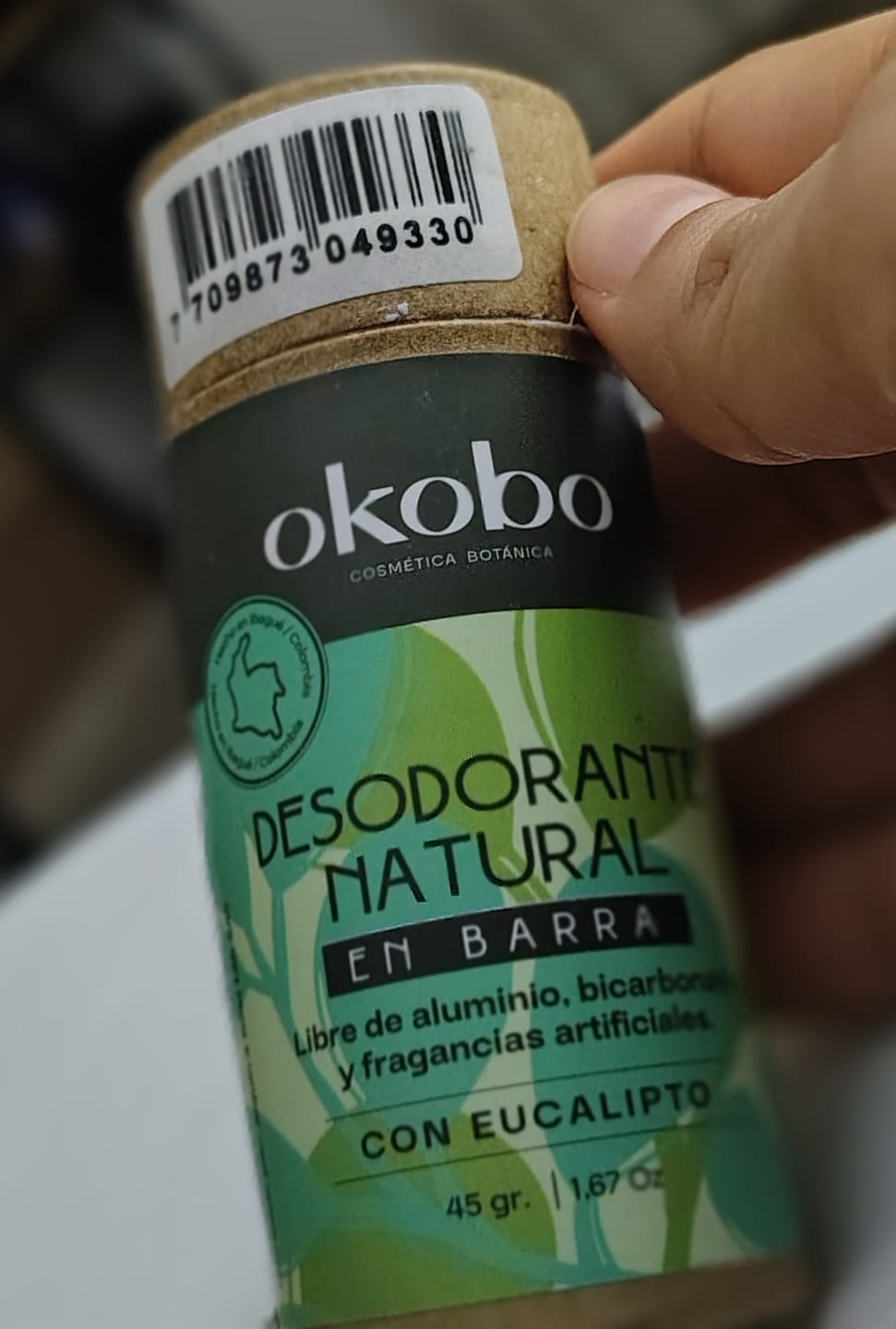 Customer photo review of Desodorante Natural